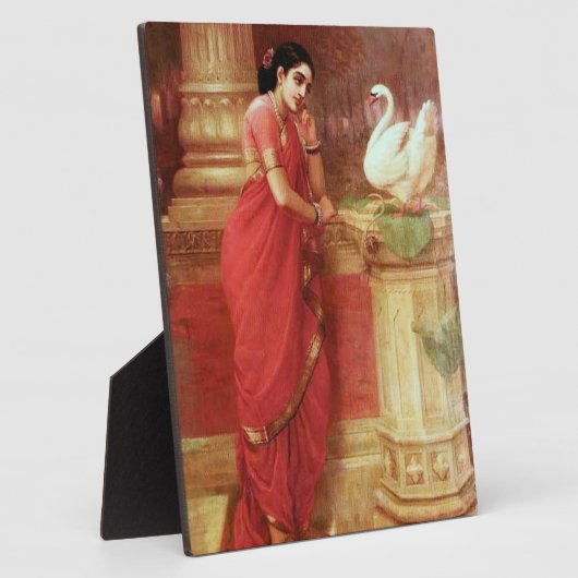Ravi Varma Paintings-Hamsa Dhayamthi Fotoplaat (Zijkant)