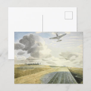 Ravilious - Baanperspectief Briefkaart