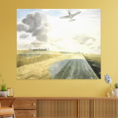 Ravilious - Baanperspectief Canvas Afdruk (Insitu (Woonkamer))