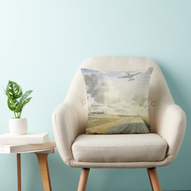 Ravilious - Baanperspectief Kussen (Stoel)