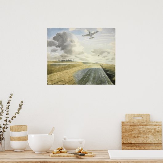 Ravilious - Baanperspectief Poster (Keuken)