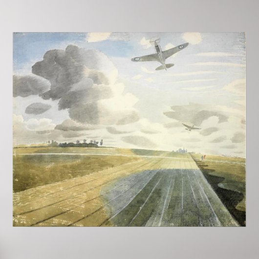 Ravilious - Baanperspectief Poster (Voorkant)