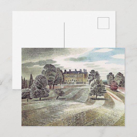 Ravilious - Buscot Park, Farringdon, Oxfordshire Briefkaart (Voorkant / Achterkant)