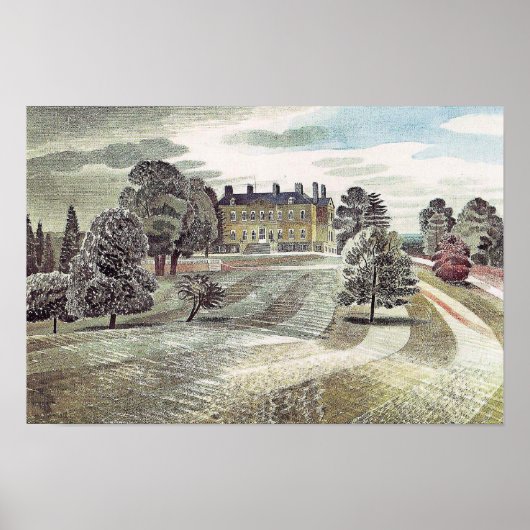 Ravilious - Buscot Park, Farringdon, Oxfordshire Poster (Voorkant)