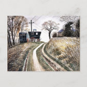 Ravilious - Caravans, fijne kunst Briefkaart (Voorkant)