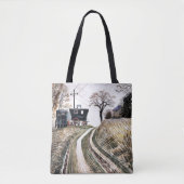 Ravilious - Caravans, fijne kunst Tote Bag (Voorkant)