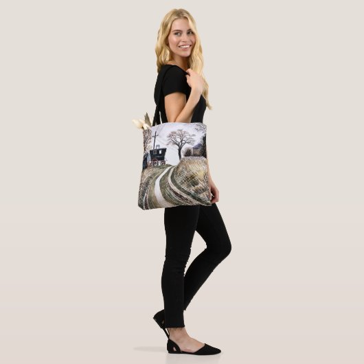 Ravilious - Caravans, fijne kunst Tote Bag (Op model)