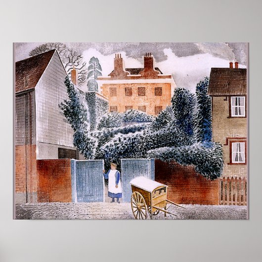 Ravilious - Castle Hedingham, Essex Poster (Voorkant)