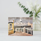 Ravilious - Channel Steamer die de haven verlaat Briefkaart (Staand voorkant)