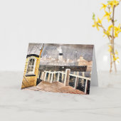 Ravilious - Channel Steamer die de haven verlaat Kaart (Gele Bloem)