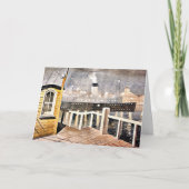 Ravilious - Channel Steamer die de haven verlaat Kaart (Voorkant)