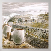 Ravilious - Convoy Passing an Island Poster (Voorkant)