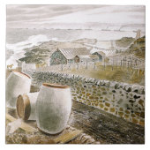 Ravilious - Convoy Passing an Island Tegeltje (Voorkant)