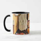 Ravilious - Edward Bawden werkt in zijn atelier Mok (Links)