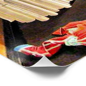 Ravilious - Edward Bawden werkt in zijn atelier, Perfect Poster (Hoek)