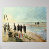Ravilious - Gevaarlijk werk bij laag tij, Poster (Voorkant)