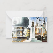 Ravilious - Greenwich Observatory Notitiekaartje (Voorkant)