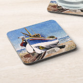 Ravilious - Lifeboot in Aldeburgh Bier Onderzetter (Linkerzijde)