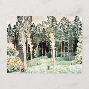 Ravilious - Lombardije Poplars, Briefkaart