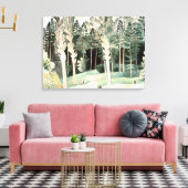 Ravilious - Lombardije Poplars Canvas Afdruk (Insitu (Woonkamer))