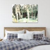 Ravilious - Lombardije Poplars Canvas Afdruk (Insitu (Slaapkamer))