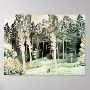 Ravilious - Lombardije Poplars Poster