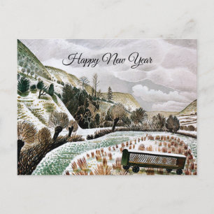 Ravilious - Nieuwjaars Sneeuw, Feestdagenkaart