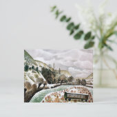 Ravilious - Nieuwjaars Sneeuw, Kaart (Staand voorkant)