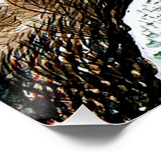 Ravilious - nieuwjaarssneeuw, perfect poster (Hoek)