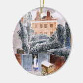 Ravilious - Pastorie in de winter,  Keramisch Ornament (Links)