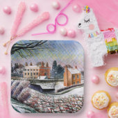 Ravilious - Pastorie in de winter Papieren Bordje (Feest)