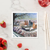Ravilious - Pastorie in de winter,  Servet (Insitu)