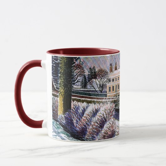 Ravilious - Slachtoffer in de winter, fijne Mok ku (Links)