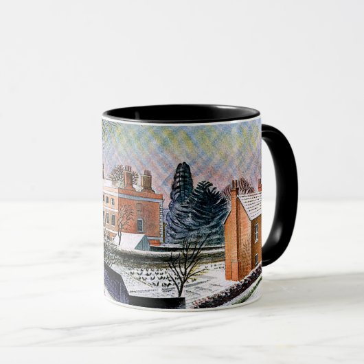 Ravilious - Slachtoffer in de winter, fijne Mok ku (Voorkant rechts)