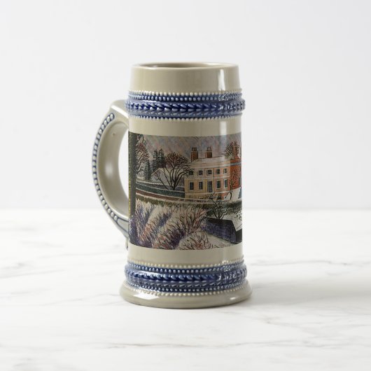 Ravilious - Slachtoffer in de winter, fijne Mok ku (Voorkant links)