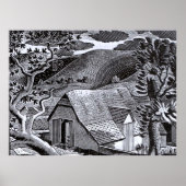 Ravilious - Sussex Landschap Poster (Voorkant)