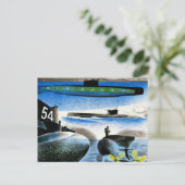 Ravilious - Verschillende aspecten van onderzeebot Briefkaart (Staand voorkant)