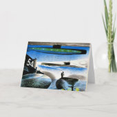 Ravilious - Verschillende aspecten van onderzeebot Kaart (Voorkant)