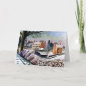 Ravilious - Vicarage in de winter Kaart (Voorkant)