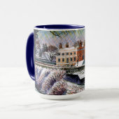 Ravilious - Vicarage in Winter, fine art Mug Mok (Voorkant links)
