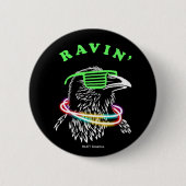 Ravin' Ronde Button 5,7 Cm (Voorkant)