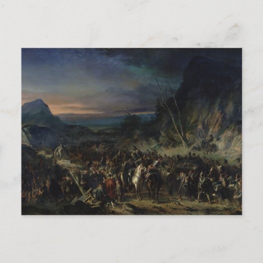 Ravine, campagne van 1809, 1843 briefkaart (Voorkant)