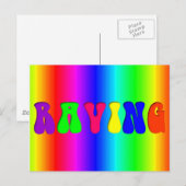 RAVING BRIEFKAART (Voorkant / Achterkant)
