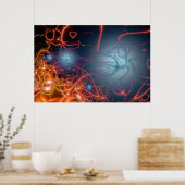 Raving Sun Poster (Keuken)