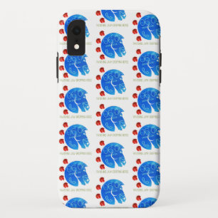 ravings kaak-druppelpaard Case-Mate iPhone case