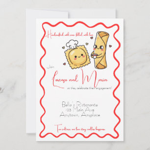 Ravioli Filipijnse Ravioli & Lumpia Huwelijksaanko Kaart
