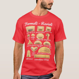 Ravioli Formats, Italiaanse voedselinstructies voo T-shirt