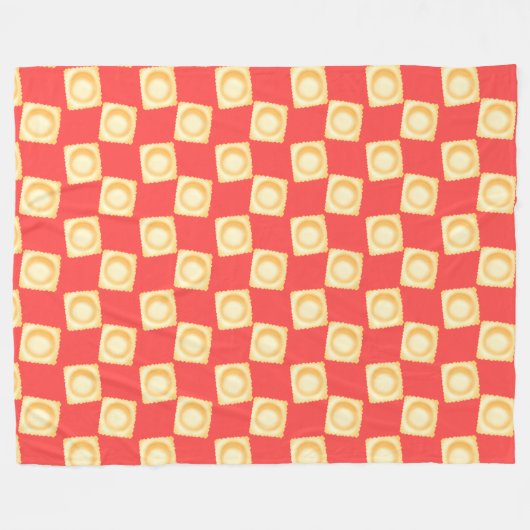 Ravioli Heerlijke pasta Fleece Deken (Voorkant (Horizontaal))