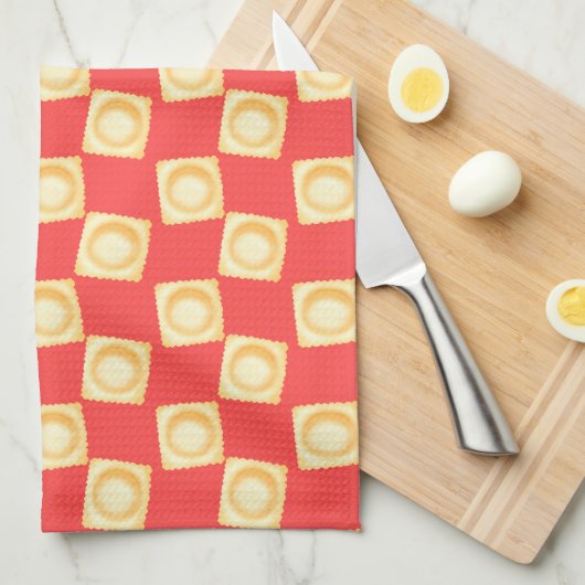 Ravioli Heerlijke pasta Theedoek (Quarter Fold)