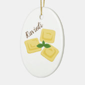 Ravioli Keramisch Ornament (Links)